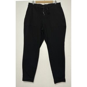 Judy Blue 14W Jogger Denim Black Drawstring Waist High Rise Minimalist Stretch